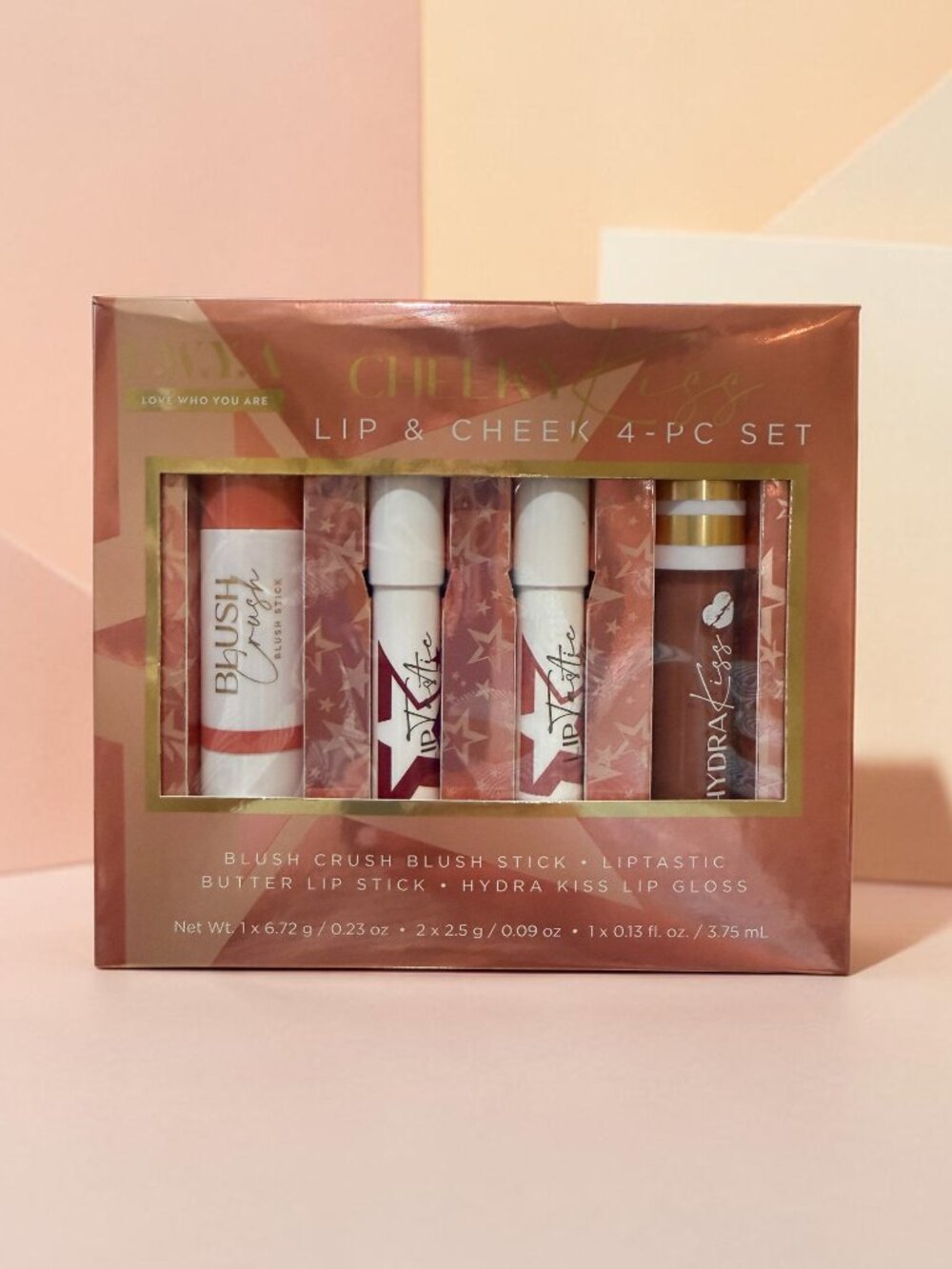 LWYA by Kim Gravel Lip & Cheek 4 Piece Set - NEW